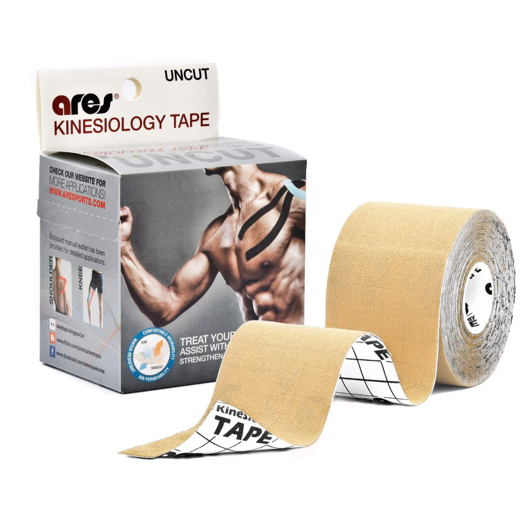 ARES Kinesiology  Tape TIGER Yellow 2.5 in x 16.4 ft – Ares